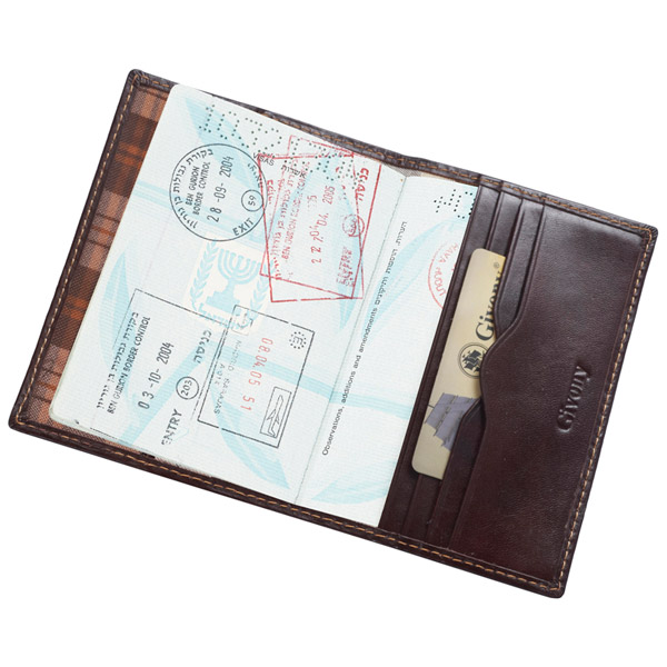 נרתיק עור לדרכון מבית המותג גבעוני - תמונה 2