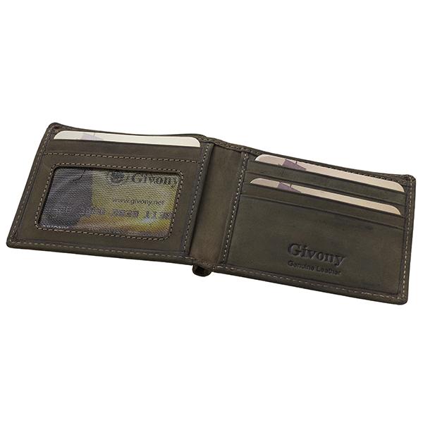 ארנק עור לגבר | 2 תאים לשטרות ו-5 תאים לכרטיסים מבית המותג גבעוני - תמונה 3