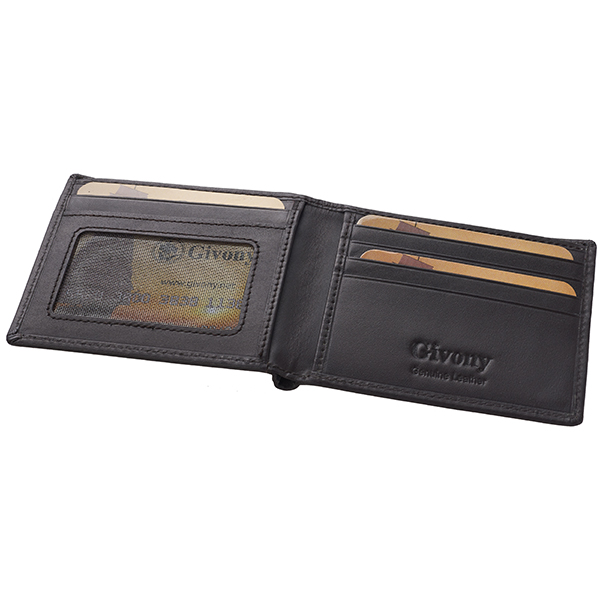 ארנק עור לגבר | 2 תאים לשטרות ו-5 תאים לכרטיסים מבית המותג גבעוני - תמונה 7