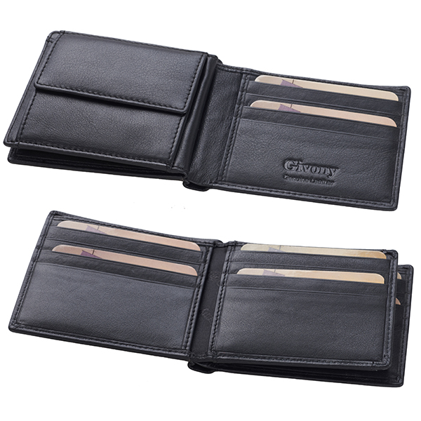 ארנק עור לגבר | תא למטבעות + 2 תאים לשטרות ו-12 תאים לכרטיסים מבית המותג גבעוני - תמונה 2