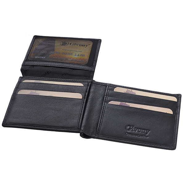 ארנק עור לגבר | 2 תאים לשטרות ו-9 תאים לכרטיסים מבית המותג גבעוני