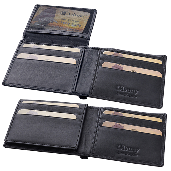 ארנק עור לגבר | 2 תאים לשטרות ו-9 תאים לכרטיסים מבית המותג גבעוני - תמונה 2