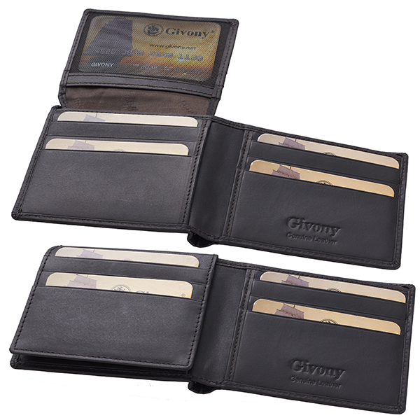 ארנק עור לגבר | 2 תאים לשטרות ו-9 תאים לכרטיסים מבית המותג גבעוני - תמונה 9