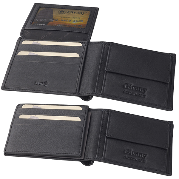 ארנק עור לגבר | תא למטבעות ו-7 תאים לכרטיסים מבית המותג גבעוני - תמונה 11