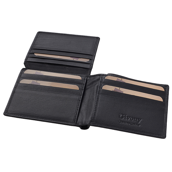 ארנק עור לגבר | 2 תאים לשטרות ו-11 תאים לכרטיסים מבית המותג גבעוני