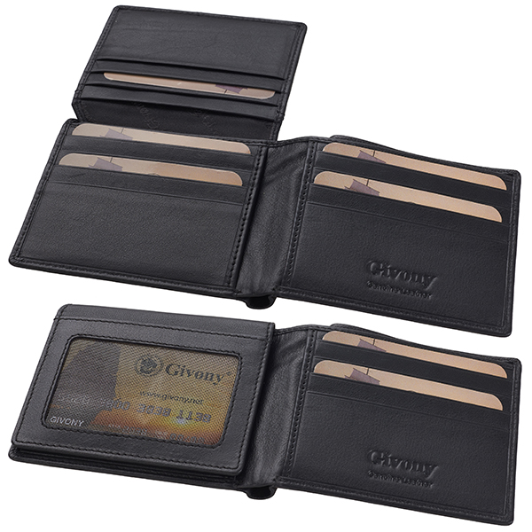 ארנק עור לגבר | 2 תאים לשטרות ו-11 תאים לכרטיסים מבית המותג גבעוני - תמונה 2