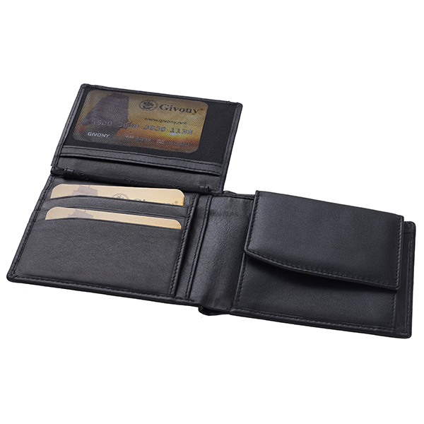 ארנק עור לגבר | תא למטבעות ו-8 תאים לכרטיסים מבית המותג גבעוני