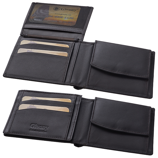 ארנק עור לגבר | תא למטבעות ו-8 תאים לכרטיסים מבית המותג גבעוני - תמונה 10