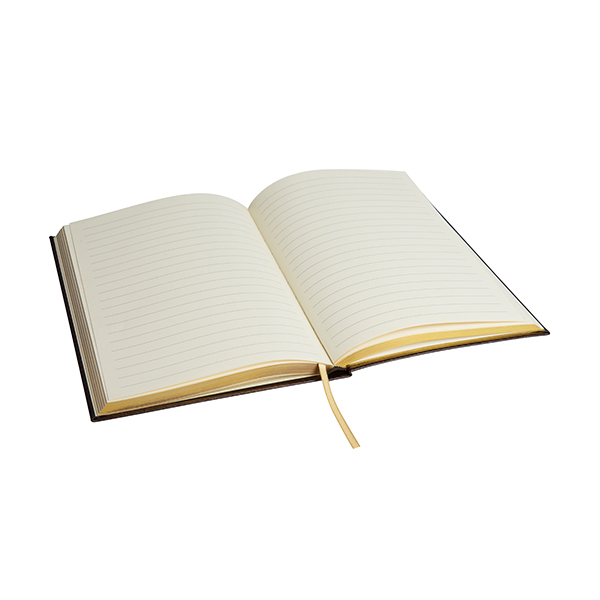 מחברת כריכת PU דמוי עור יוקרתי A5 פתיחה אנגלית 168 דף מבית המותג גבעוני - תמונה 2