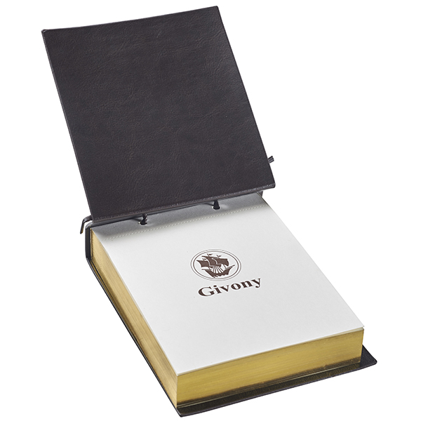 בלוק ממו עסקים יוקרתי כריכה קשה A6 מבית המותג גבעוני - תמונה 2