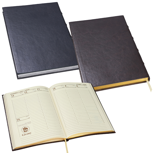 יומן שבועי יוקרתי A5 ל-16 חודש ומחברת עסקים 104 עמוד מבית המותג גבעוני