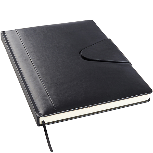 מחברת כריכת PU דמוי עור יוקרתי A4 פתיחה English סגירה מגנטית מבית המותג גבעוני - תמונה 3