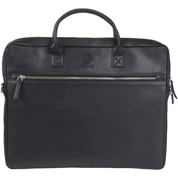 תיק עסקים עור איכותי שחור למחשב נייד עד 15.6 אינץ' מבית המותג גבעוני - תמונה 2