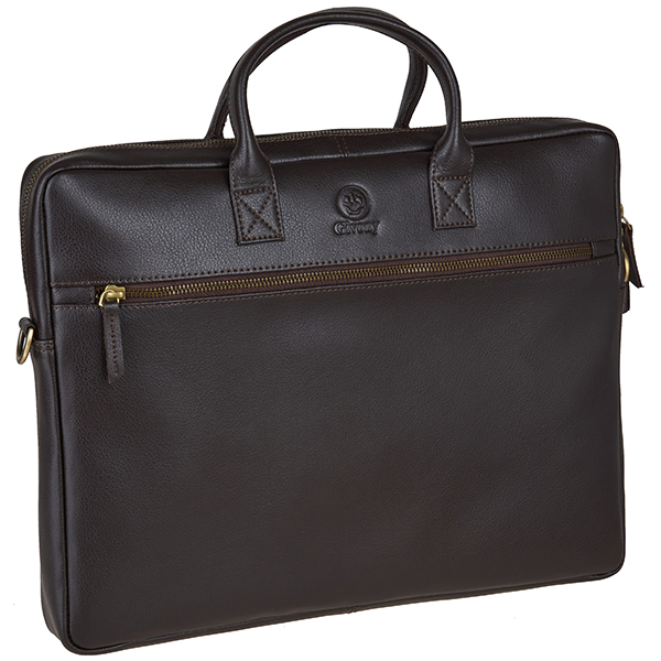 תיק עסקים עור איכותי למחשב נייד עד 15.6 אינץ' מבית המותג גבעוני