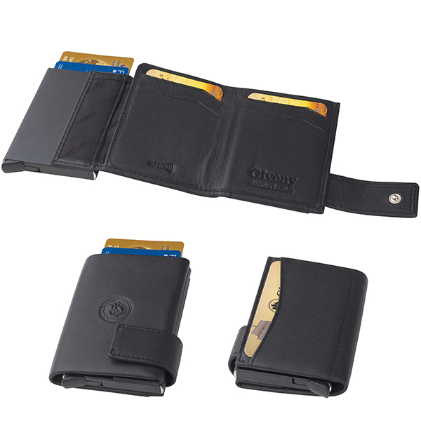 ארנק בטיחות RFID + NFC מעור שולף כרטיסי אשראי ותא לשטרות מבית המותג גבעוני - תמונה 2