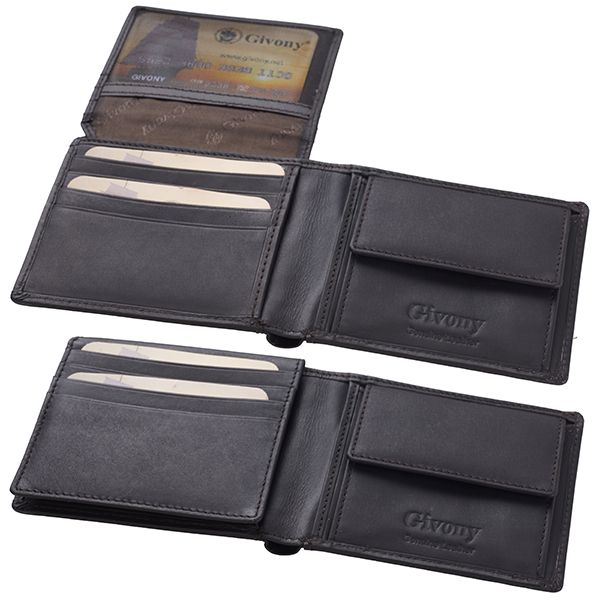 ארנק עור לגבר | תא למטבעות ו-8 תאים לכרטיסים מבית המותג גבעוני - תמונה 10