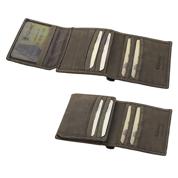 ארנק עור לגבר | 2 תאים לשטרות ו-12 תאים לכרטיסים מבית המותג גבעוני - תמונה 4