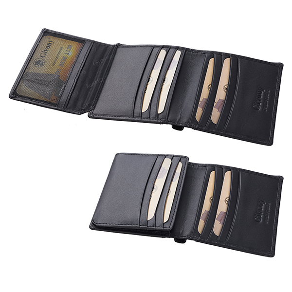 ארנק עור לגבר | 2 תאים לשטרות ו-12 תאים לכרטיסים מבית המותג גבעוני - תמונה 6