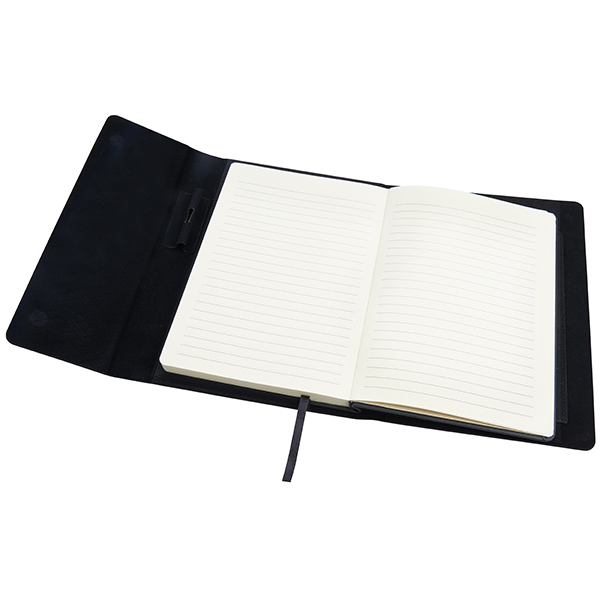 מחברת כריכת PU דמוי עור יוקרתי A5 פתיחה עברית מחברת קשיחה נשלפת מבית המותג גבעוני - תמונה 4