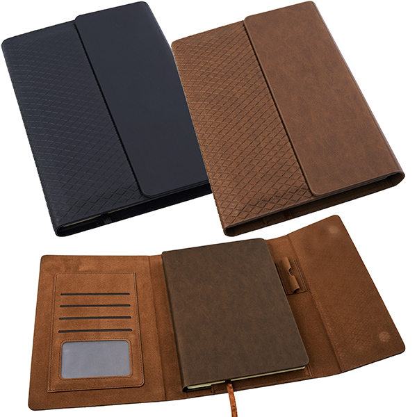 מחברת כריכת PU דמוי עור יוקרתי A5 פתיחה English מחברת קשיחה נשלפת מבית המותג גבעוני