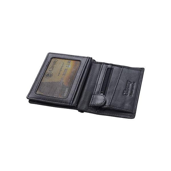 ארנק עור לגבר | תא למטבעות ו-4 תאים לכרטיסים מבית המותג גבעוני