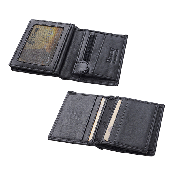 ארנק עור לגבר | תא למטבעות ו-4 תאים לכרטיסים מבית המותג גבעוני - תמונה 3