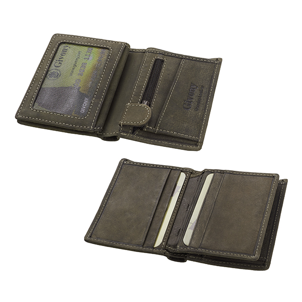 ארנק עור לגבר | תא למטבעות ו-4 תאים לכרטיסים מבית המותג גבעוני - תמונה 8