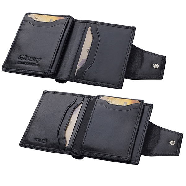 ארנק בטיחות RFID + NFC מעור תא לשטרות מבית המותג גבעוני - תמונה 8