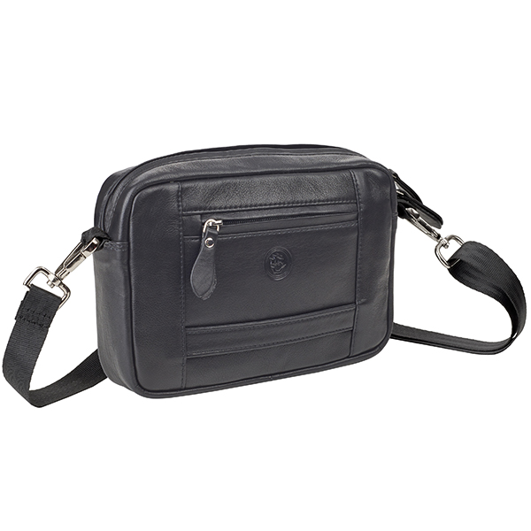 תיק צד עור איכותי עם רצועת כתף וידית נשלפת מבית המותג גבעוני - תמונה 2