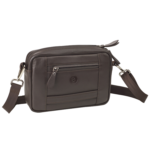 תיק צד עור איכותי עם רצועת כתף וידית נשלפת מבית המותג גבעוני - תמונה 6