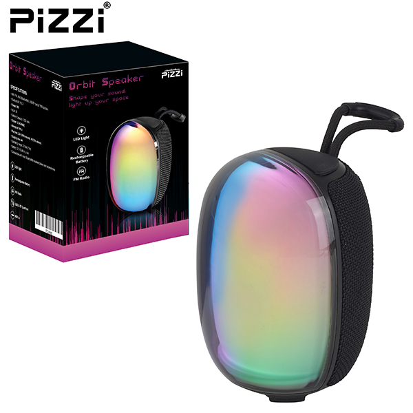 רדיו רמקול PiZZi Orbit עוצמתי 10W סאונד 360 היקפי