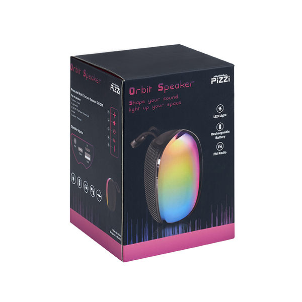 רדיו רמקול PiZZi Orbit עוצמתי 10W סאונד 360 היקפי - תמונה 6