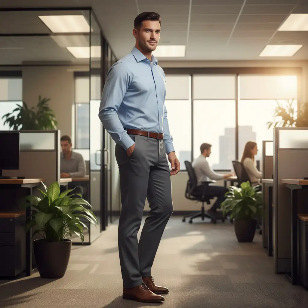 מכנס 100% כותנה Classic  דגם 661 - תמונה 3