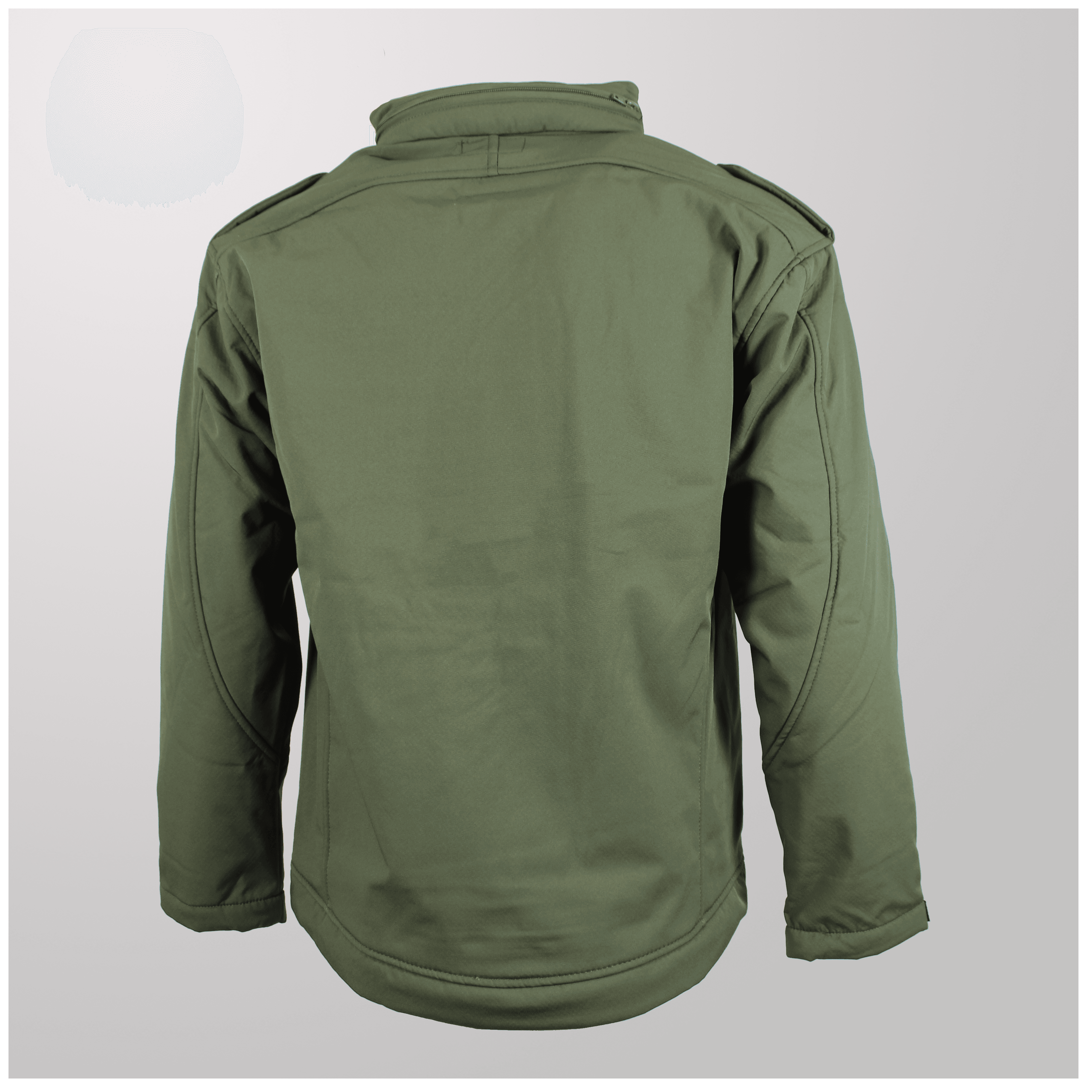 מעילי סופטשל פרווה זית דגם 46 - תמונה 2