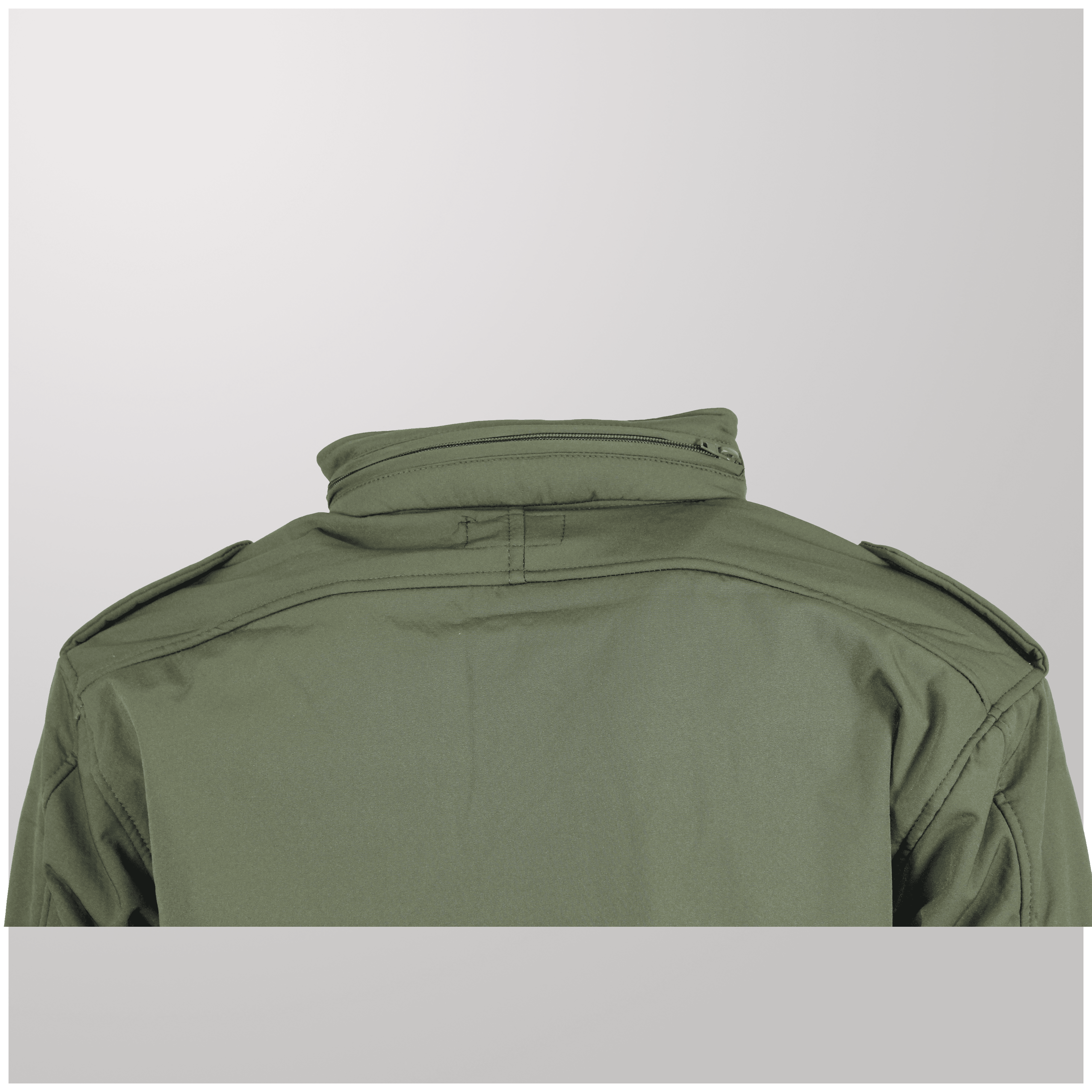 מעילי סופטשל פרווה זית דגם 46 - תמונה 3