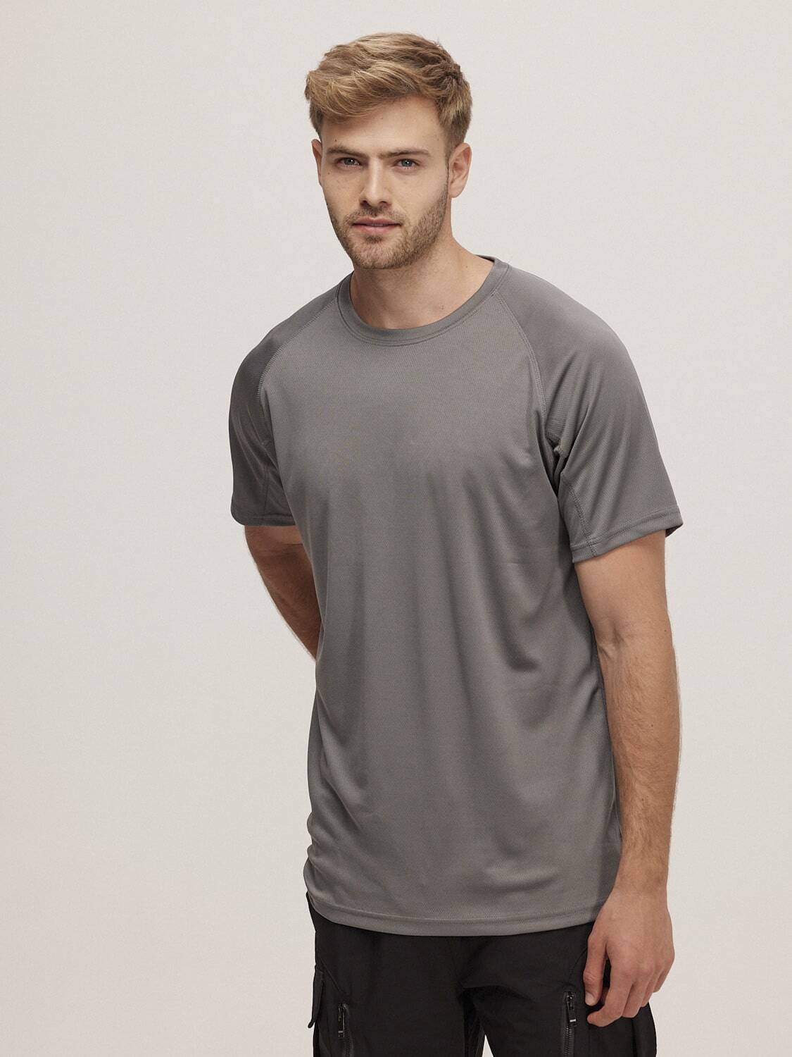 חולצת דרייפיט גבר צווארון עגול שרוול קצר - תמונה 3