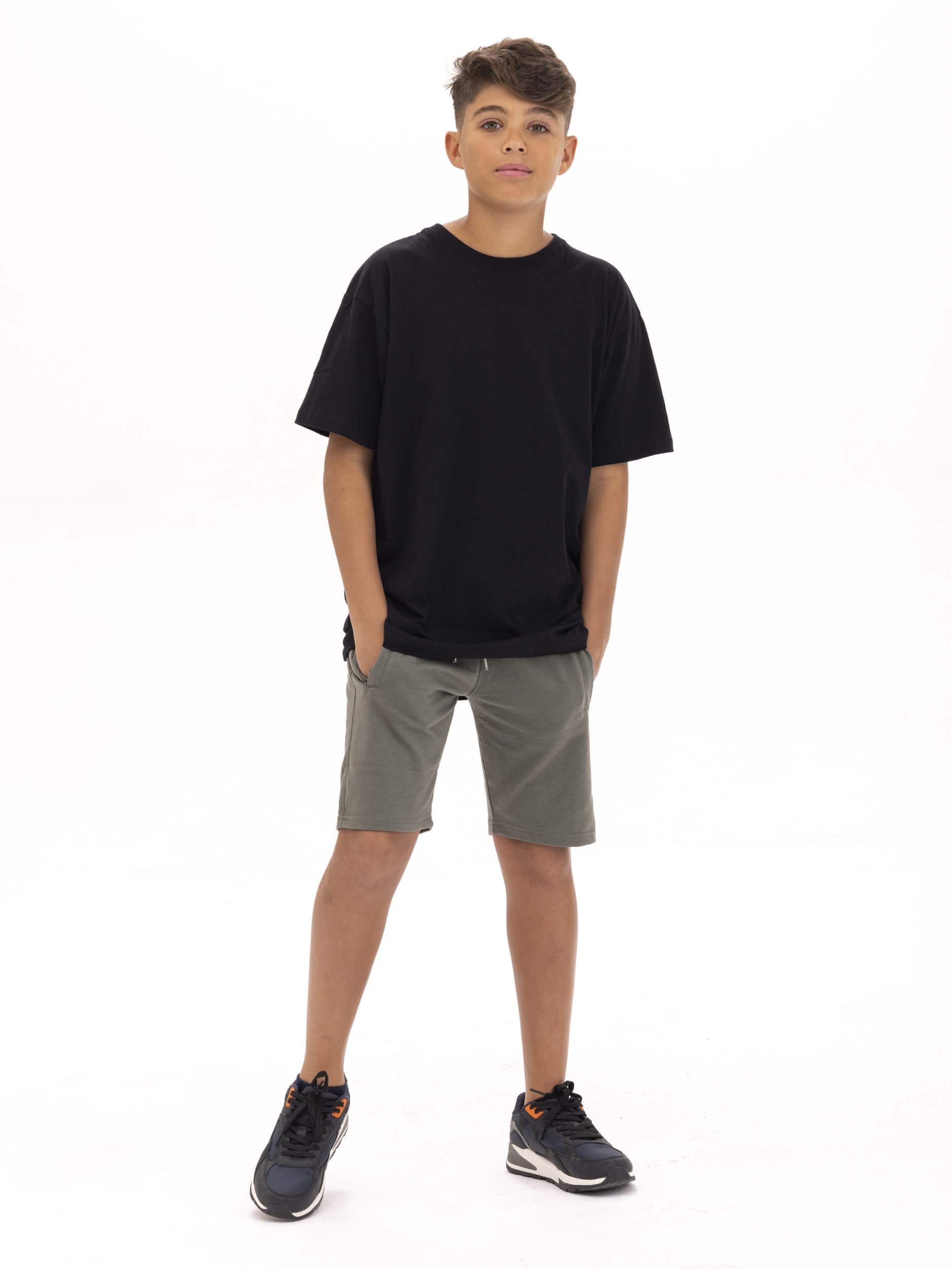 חולצת טריקו ילד צווארון עגול שרוול קצר - תמונה 2