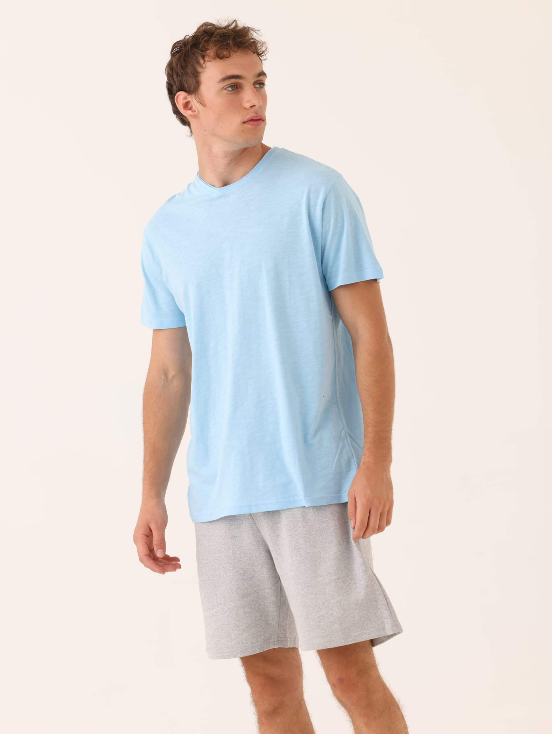 חולצת סלאב גבר צווארון עגול שרוול קצר - תמונה 3