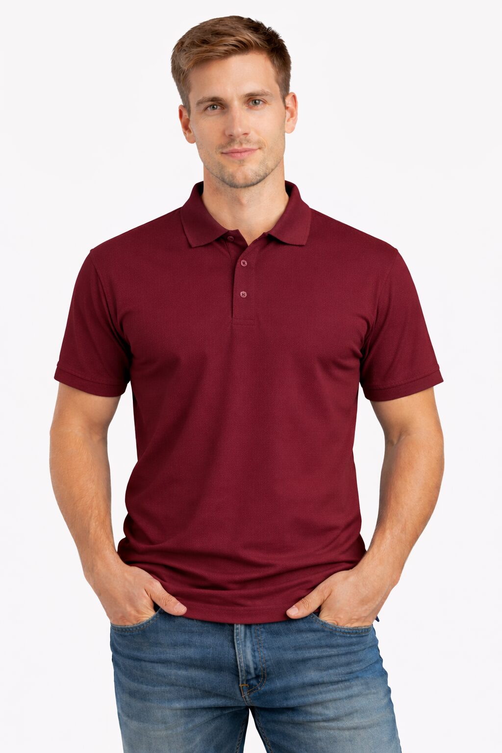 פולו פיקה גבר קצר