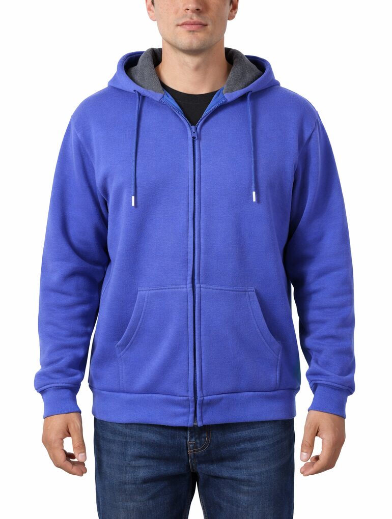 קפוצ'ון רוכסן שלם עם כובע