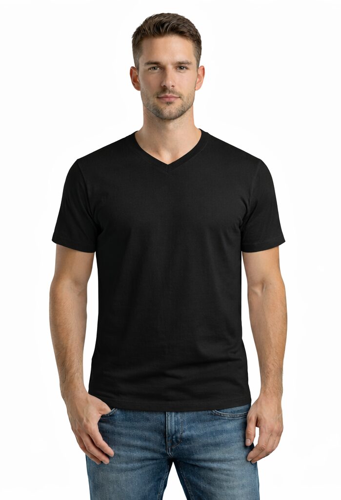 טי שירט V גבר