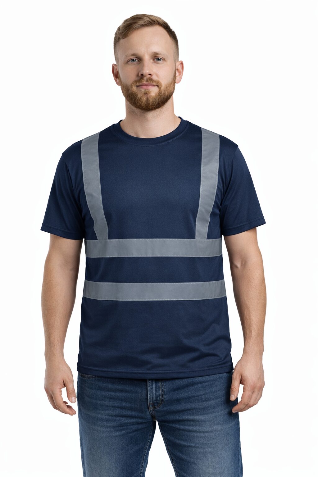 טי שירט דגם ערן קצר פסים