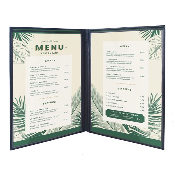 כריכה לתפריט מעור