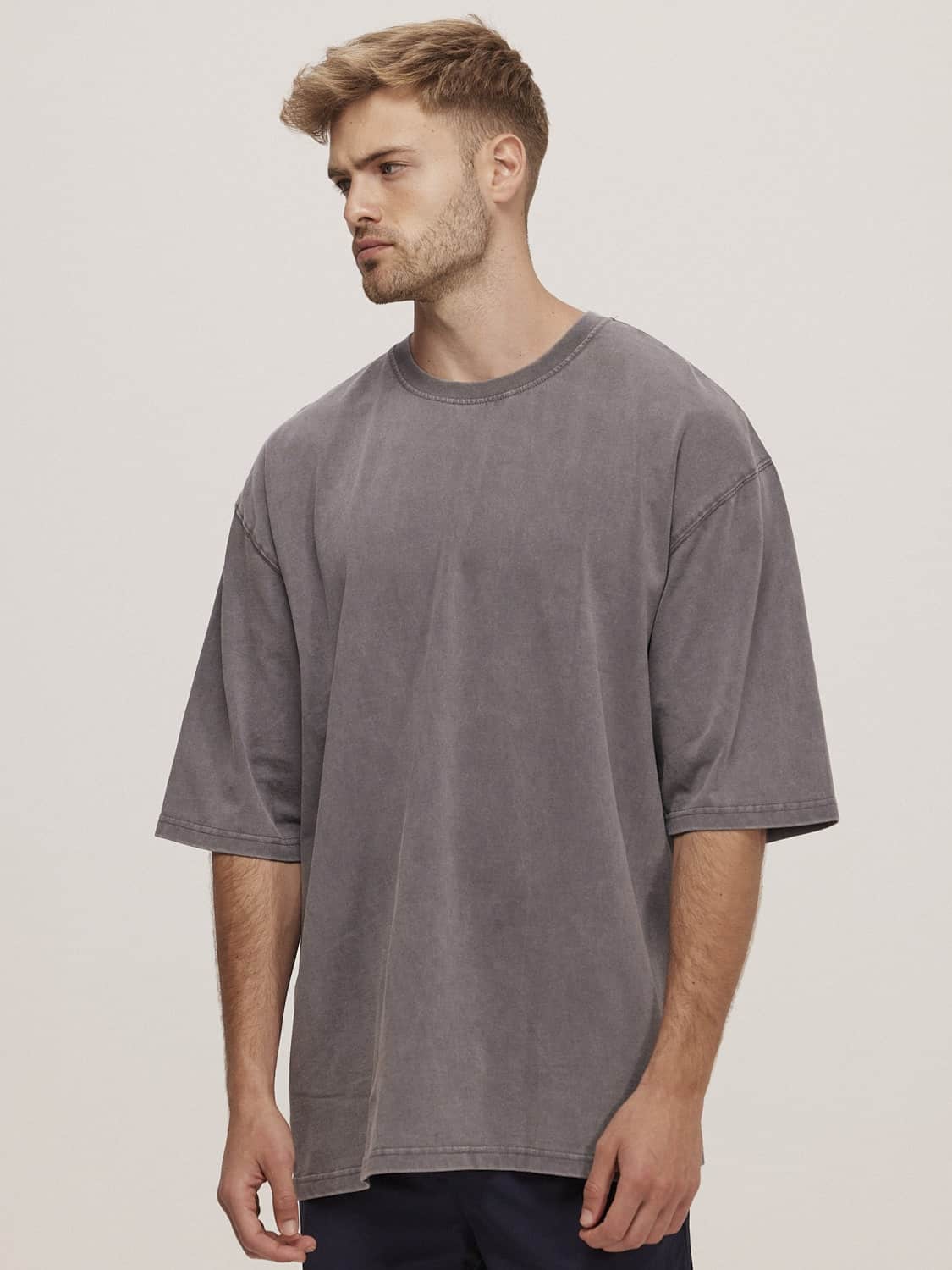 חולצת אוברסייז דגם סטון ווש - תמונה 5