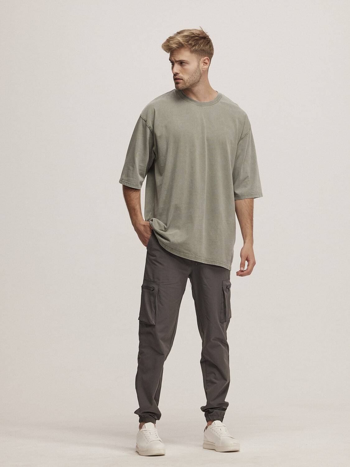 מכנס דגמ״ח אופנתי גבר ארוך דגם 001 - תמונה 4