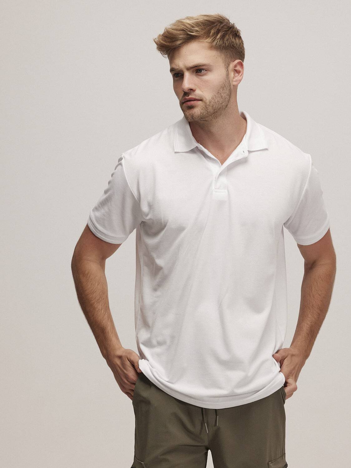 חולצת פולו גבר שרוול קצר - תמונה 2