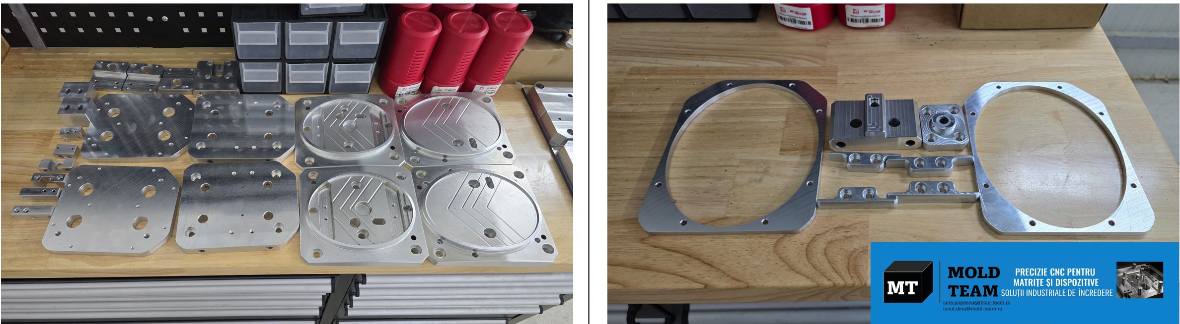 Precision 3-axis CNC parts for assembling line