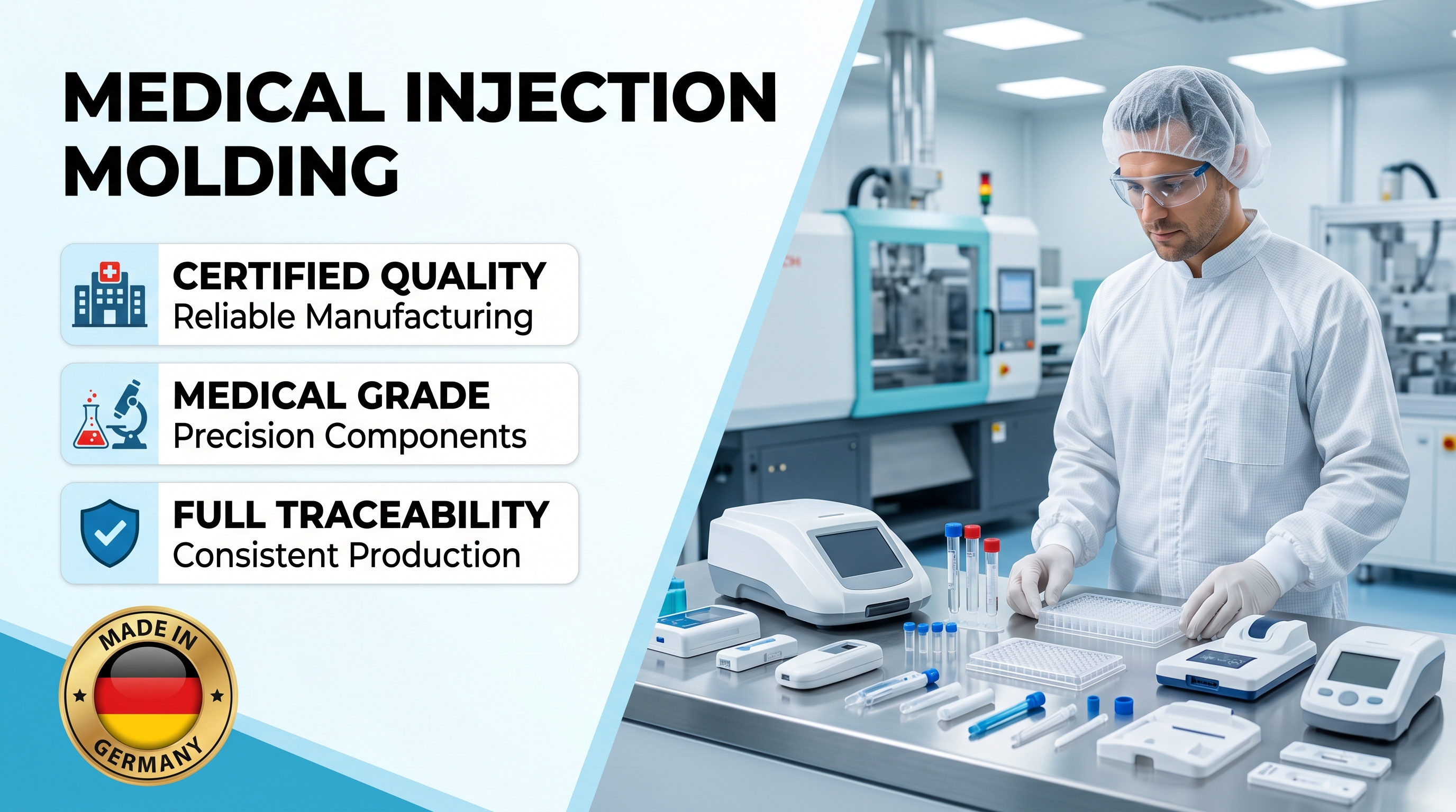 Medical Injection Molding for Certified Plastic Parts