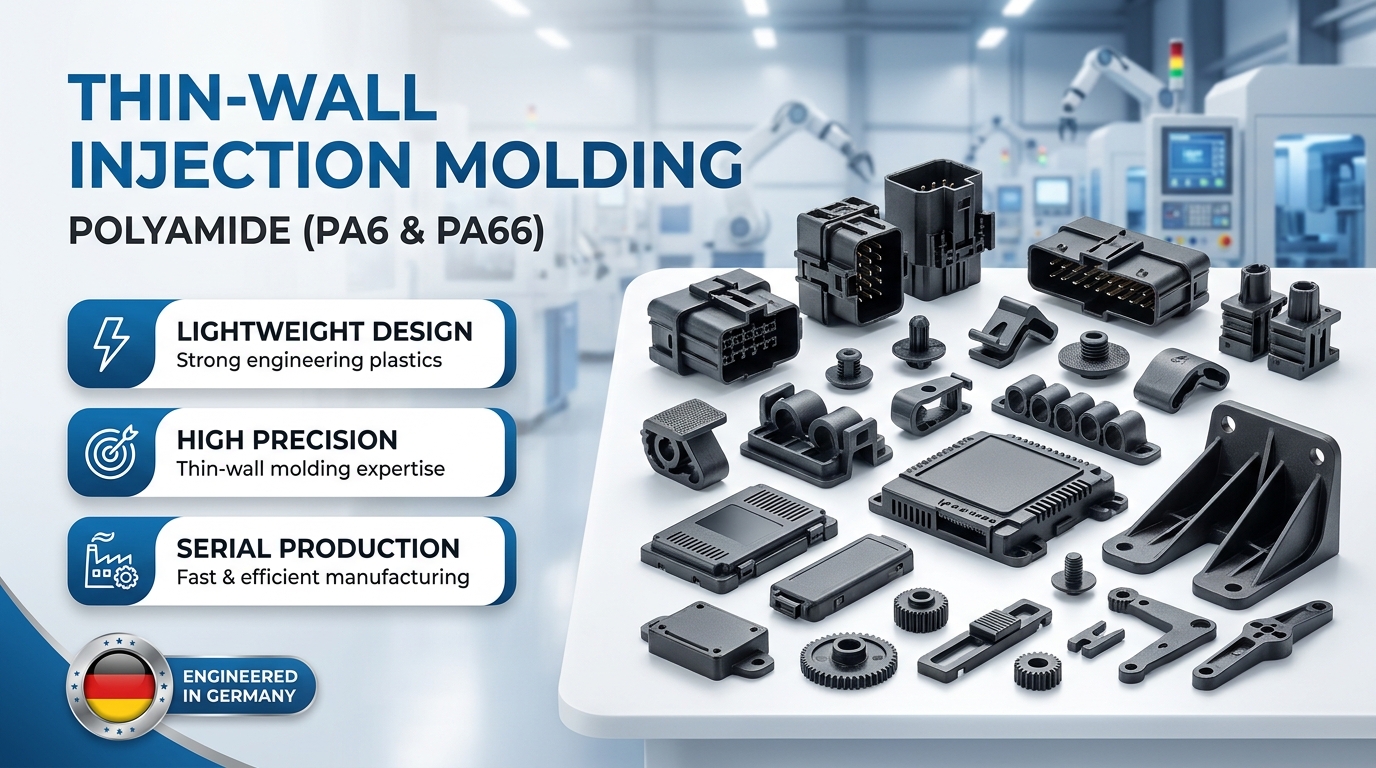 Thin-Wall Injection Molding for Polyamide (PA6 & PA66) Components