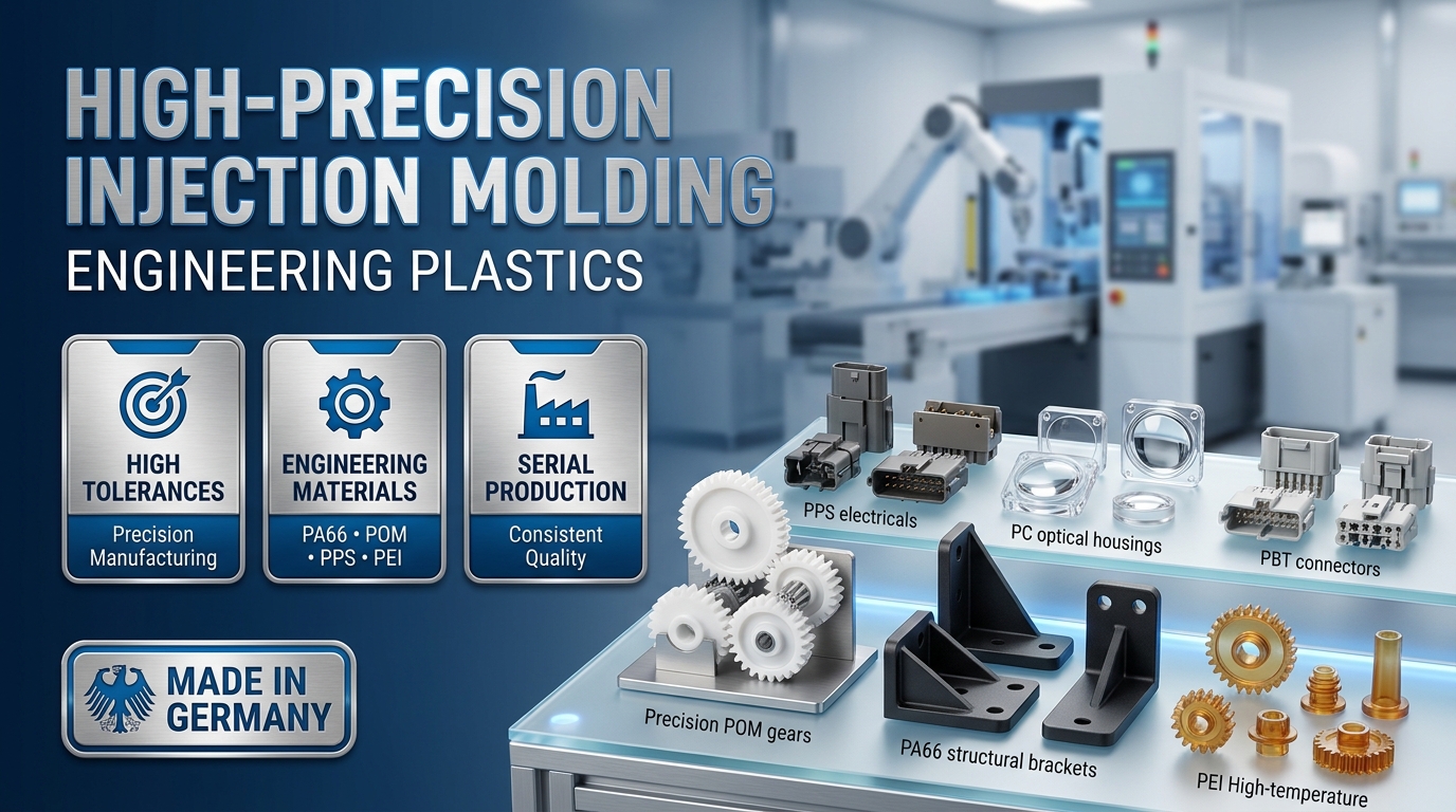 High-Precision Injection Molding for Engineering Plastic Components with High To